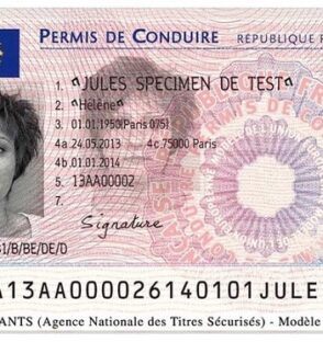 France Driving Licence.